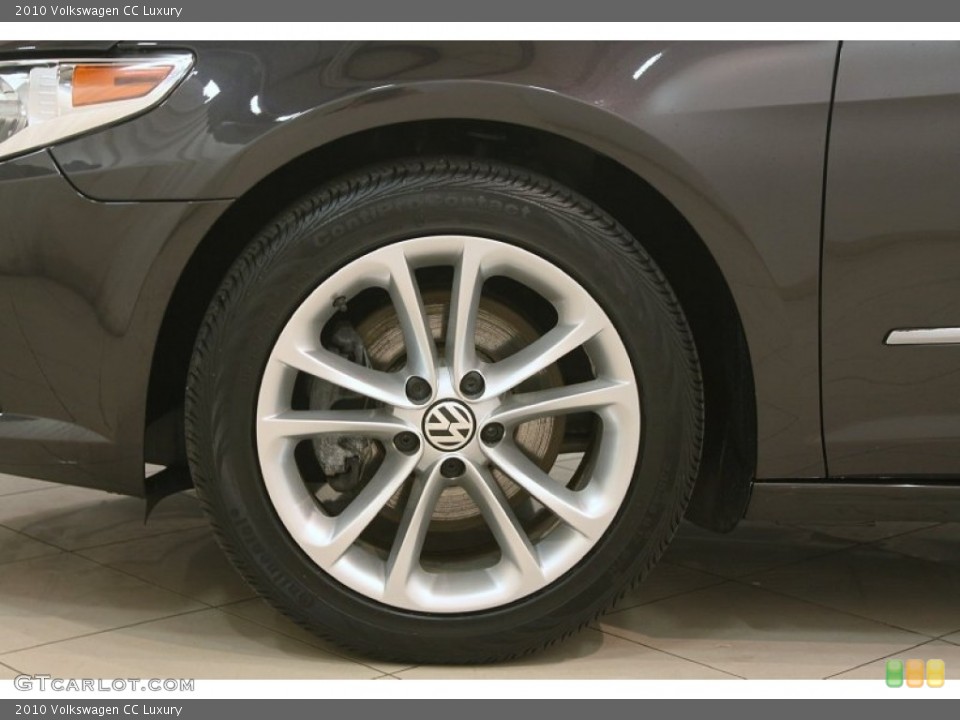 2010 Volkswagen CC Luxury Wheel and Tire Photo #79749229