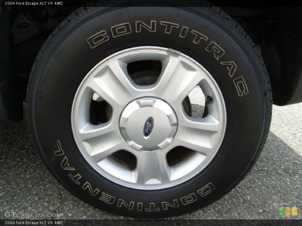 2004 Ford Escape XLT V6 4WD Wheel and Tire Photo #79752521