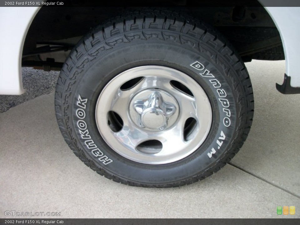 2002 Ford F150 XL Regular Cab Wheel and Tire Photo #79756547