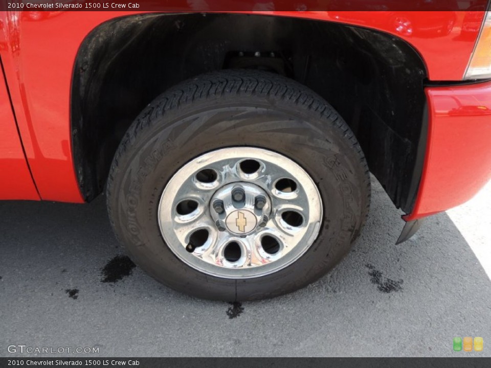 2010 Chevrolet Silverado 1500 LS Crew Cab Wheel and Tire Photo #79757493