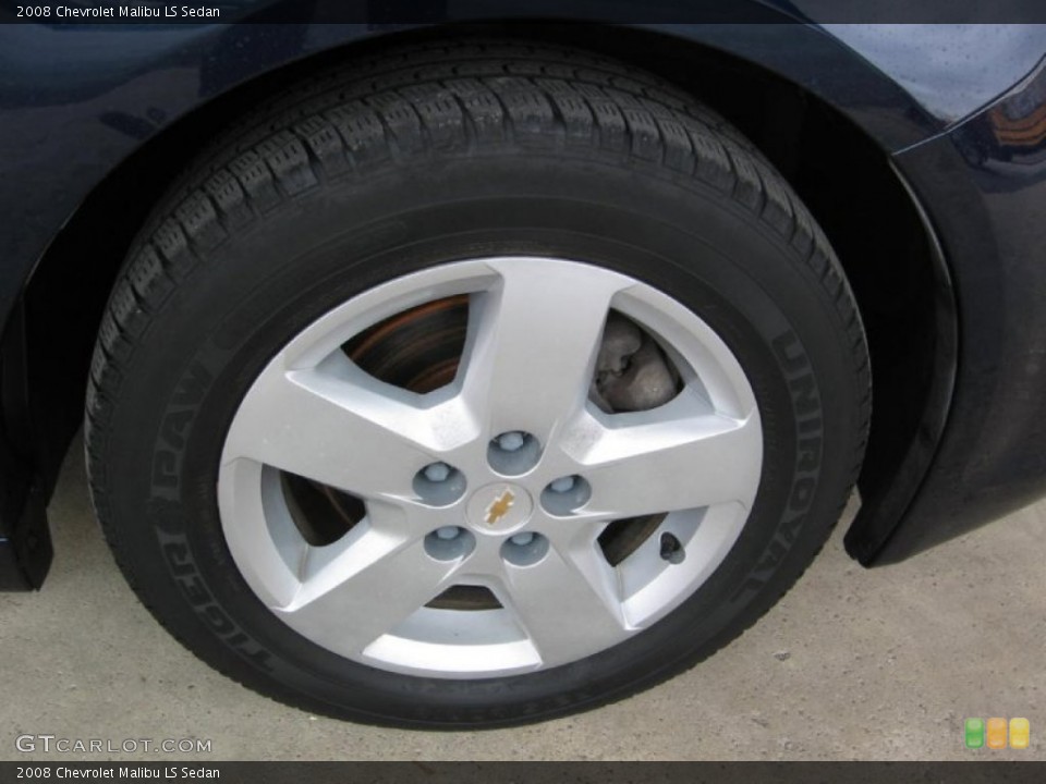 2008 Chevrolet Malibu LS Sedan Wheel and Tire Photo #79764810