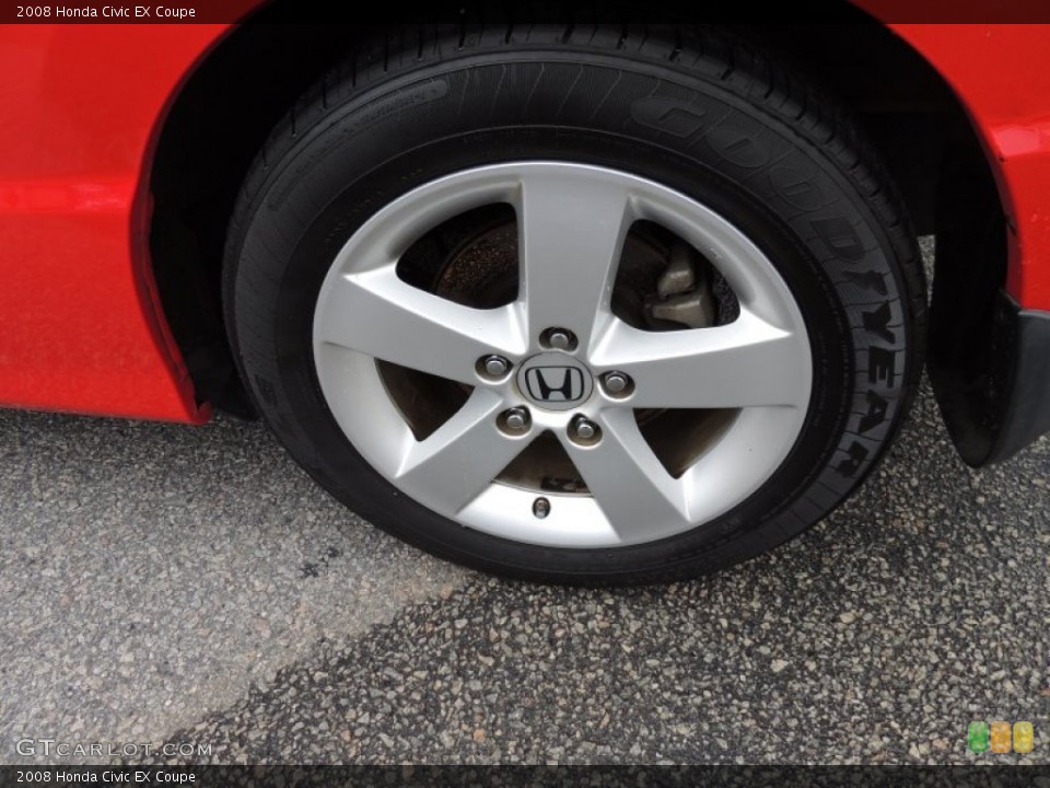 2008 Honda Civic EX Coupe Wheel and Tire Photo #79764849