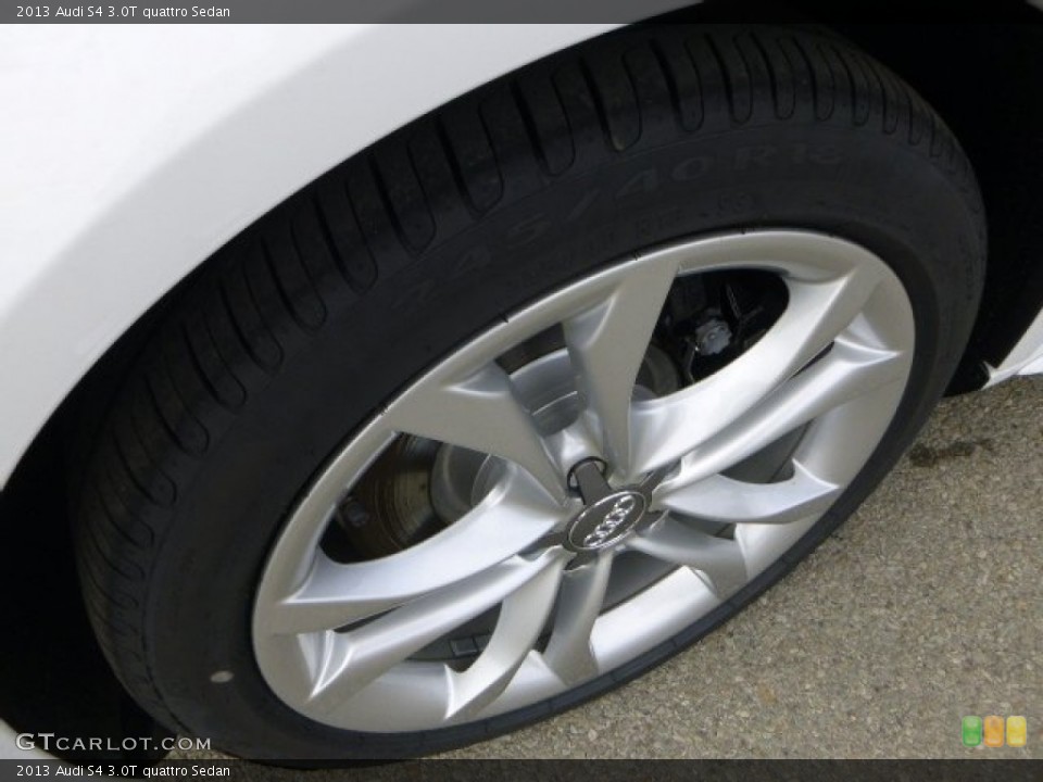 2013 Audi S4 3.0T quattro Sedan Wheel and Tire Photo #79772359