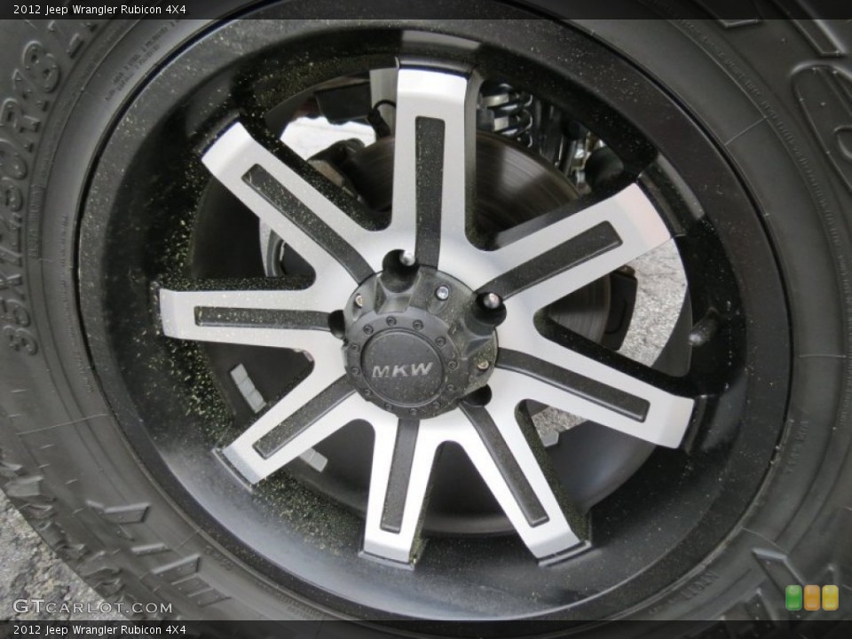 2012 Jeep Wrangler Custom Wheel and Tire Photo #79772380