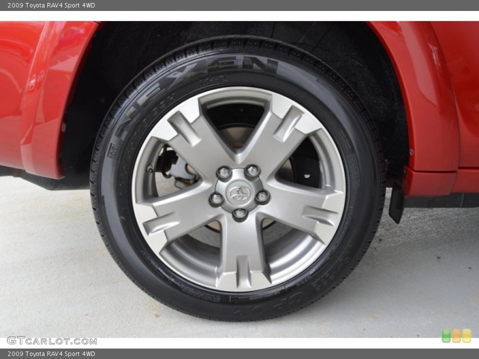 2009 Toyota RAV4 Sport 4WD Wheel and Tire Photo #79775108