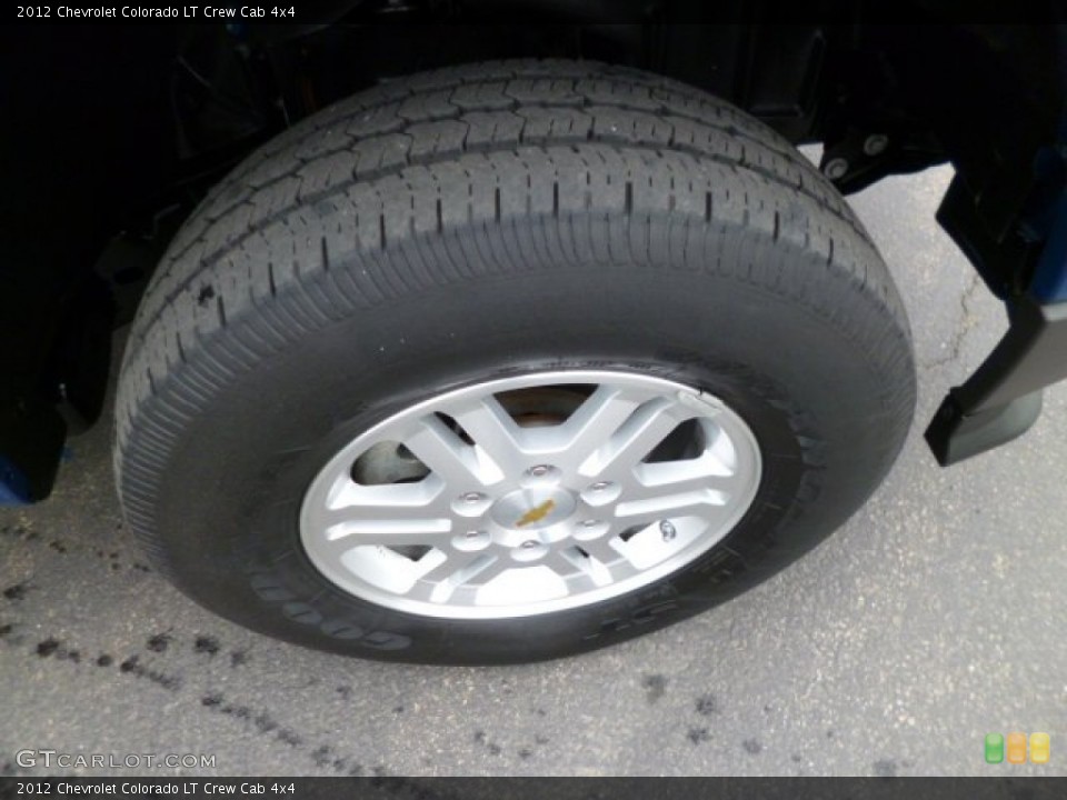 2012 Chevrolet Colorado LT Crew Cab 4x4 Wheel and Tire Photo #79779406
