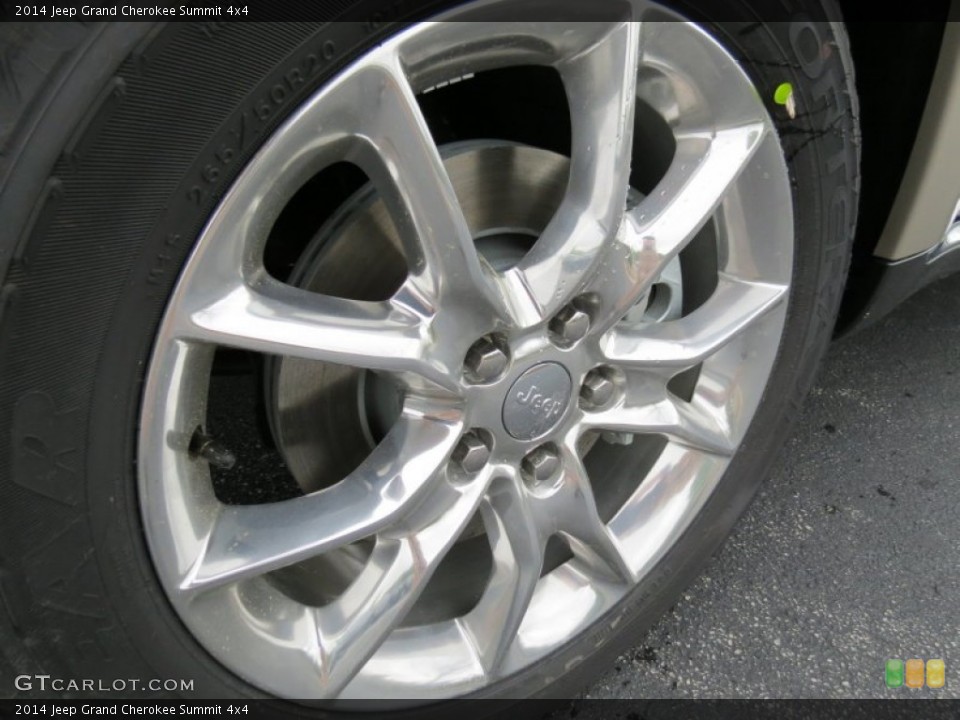 2014 Jeep Grand Cherokee Summit 4x4 Wheel and Tire Photo #79781721
