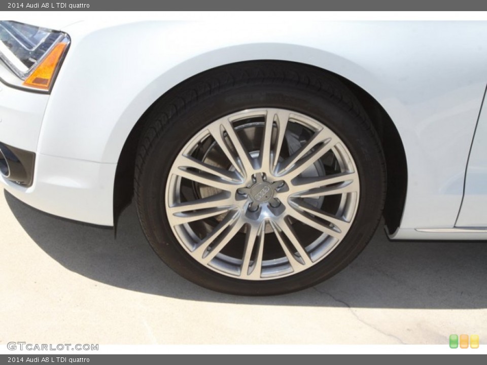 2014 Audi A8 L TDI quattro Wheel and Tire Photo #79785268