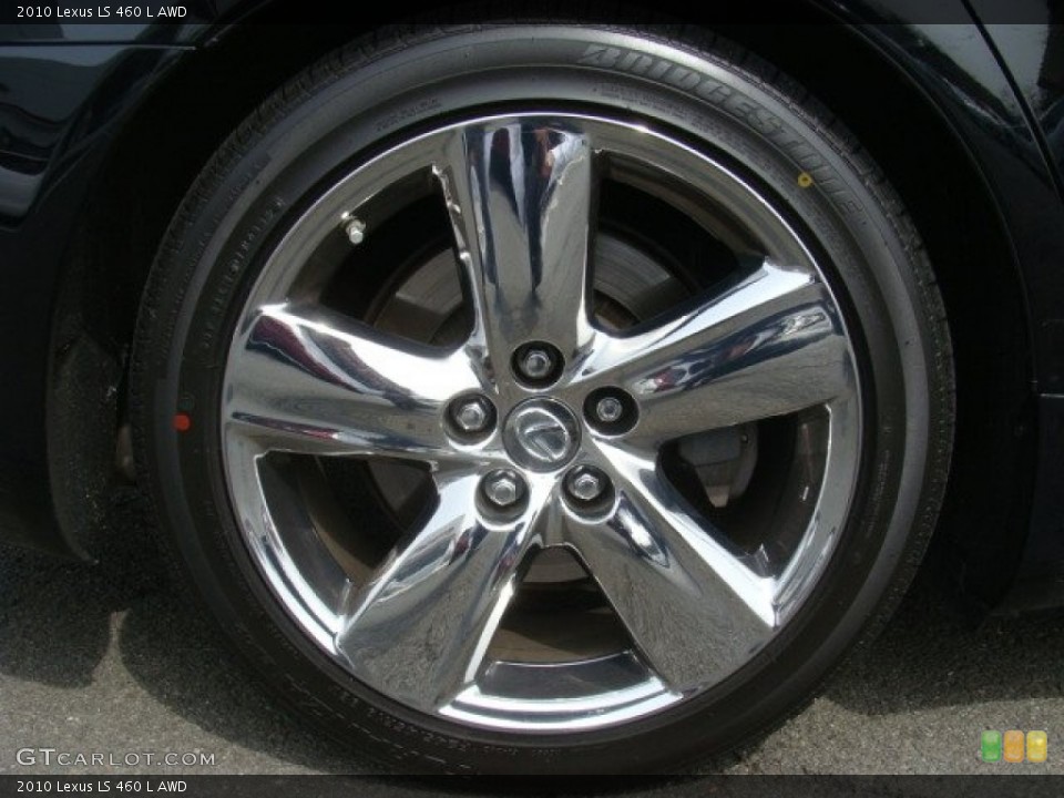 2010 Lexus LS 460 L AWD Wheel and Tire Photo #79791133
