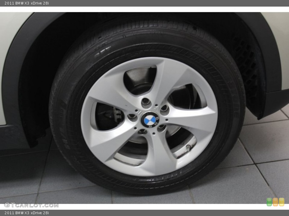 2011 BMW X3 xDrive 28i Wheel and Tire Photo #79800139