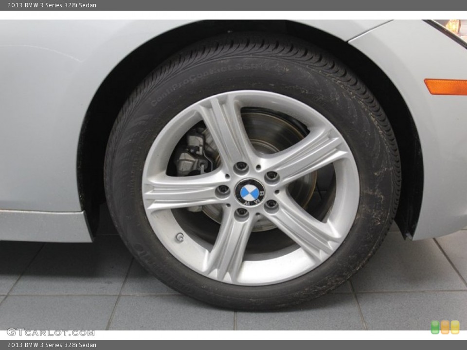 2013 BMW 3 Series 328i Sedan Wheel and Tire Photo #79807624
