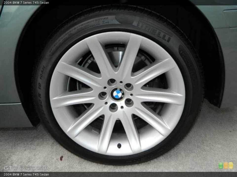 2004 BMW 7 Series 745i Sedan Wheel and Tire Photo #79813099