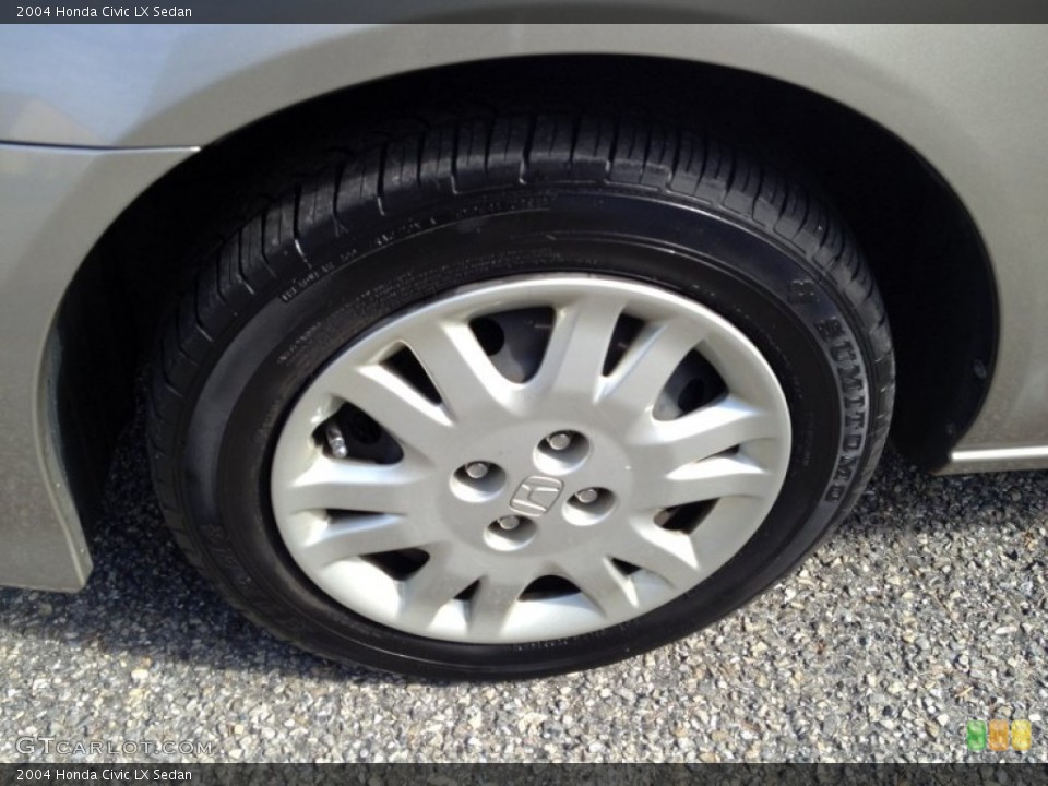2004 Honda Civic LX Sedan Wheel and Tire Photo #79816932