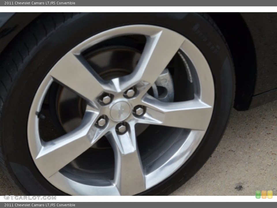 2011 Chevrolet Camaro LT/RS Convertible Wheel and Tire Photo #79823342