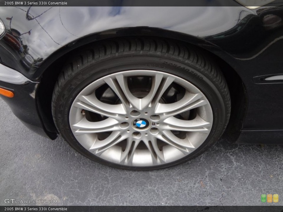 2005 BMW 3 Series 330i Convertible Wheel and Tire Photo #79825369