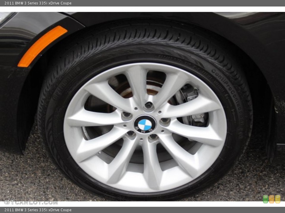 2011 BMW 3 Series 335i xDrive Coupe Wheel and Tire Photo #79831320