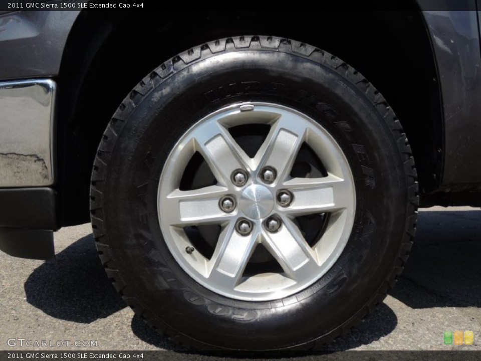 2011 GMC Sierra 1500 SLE Extended Cab 4x4 Wheel and Tire Photo #79832713