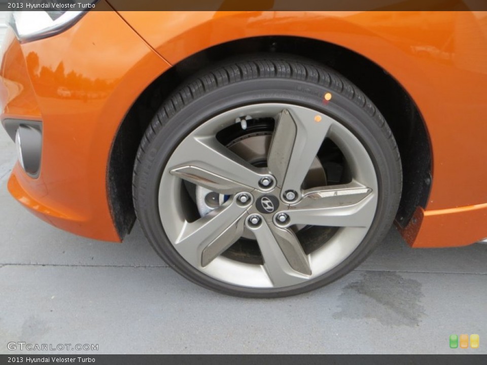 2013 Hyundai Veloster Turbo Wheel and Tire Photo #79836892