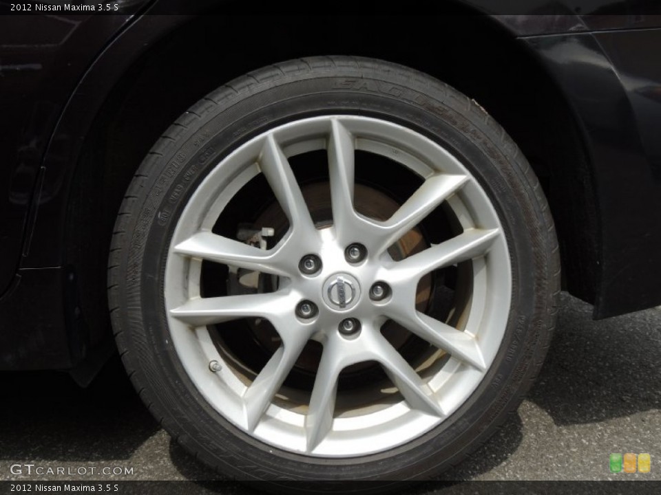 2012 Nissan Maxima 3.5 S Wheel and Tire Photo #79838953