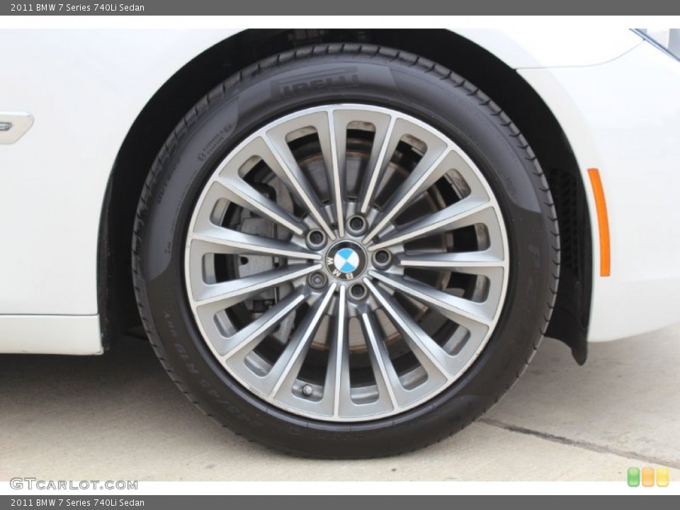 2011 BMW 7 Series 740Li Sedan Wheel and Tire Photo #79845404