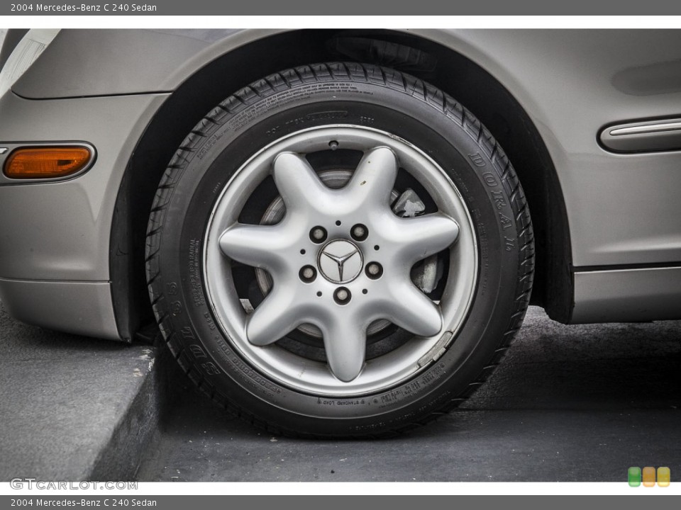 2004 Mercedes-Benz C 240 Sedan Wheel and Tire Photo #79849828