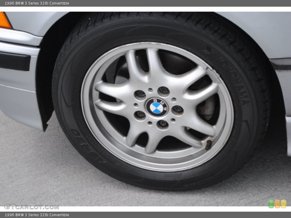 1996 BMW 3 Series 328i Convertible Wheel and Tire Photo #79852276