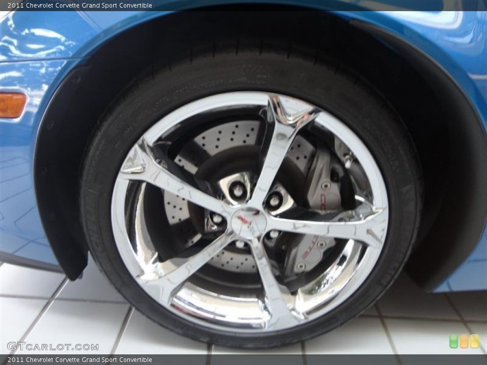 2011 Chevrolet Corvette Grand Sport Convertible Wheel and Tire Photo #79863896