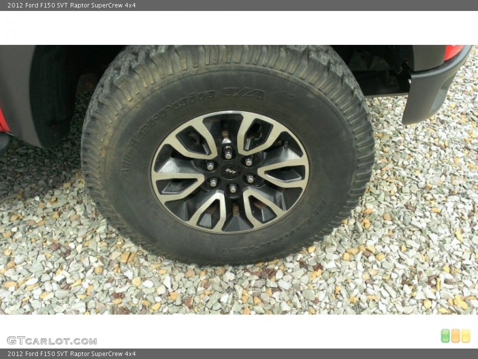 2012 Ford F150 SVT Raptor SuperCrew 4x4 Wheel and Tire Photo #79864513