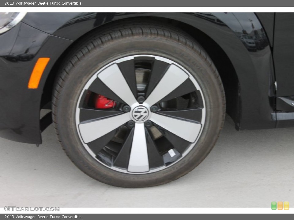 2013 Volkswagen Beetle Turbo Convertible Wheel and Tire Photo #79877851