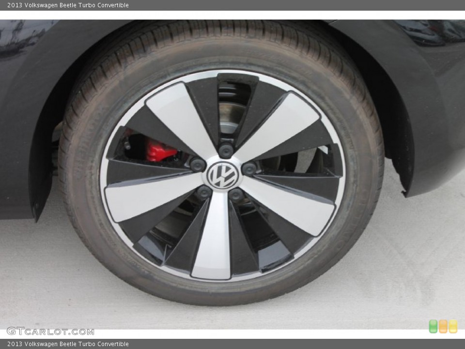 2013 Volkswagen Beetle Turbo Convertible Wheel and Tire Photo #79877897