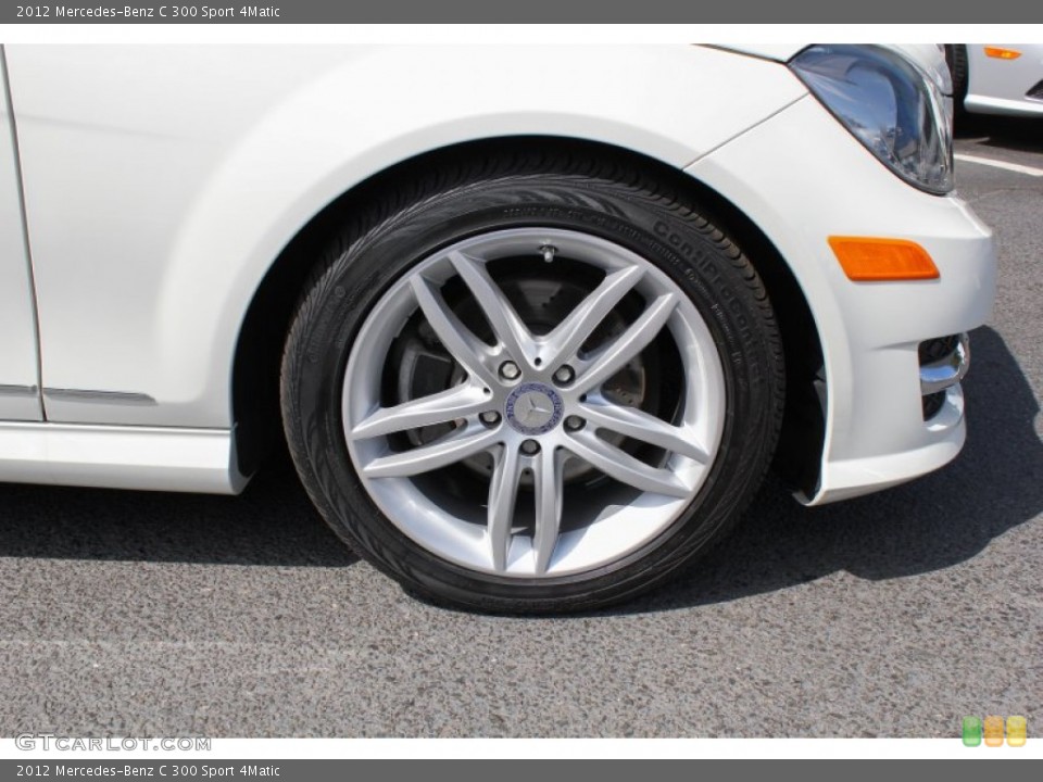 2012 Mercedes-Benz C 300 Sport 4Matic Wheel and Tire Photo #79883796