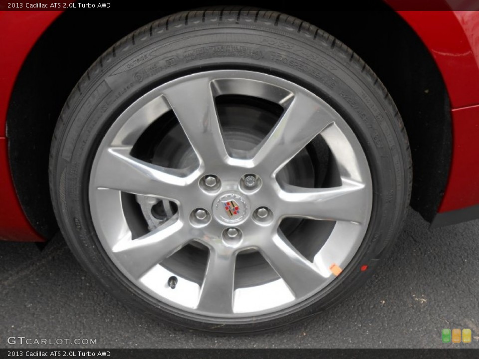 2013 Cadillac ATS 2.0L Turbo AWD Wheel and Tire Photo #79897737