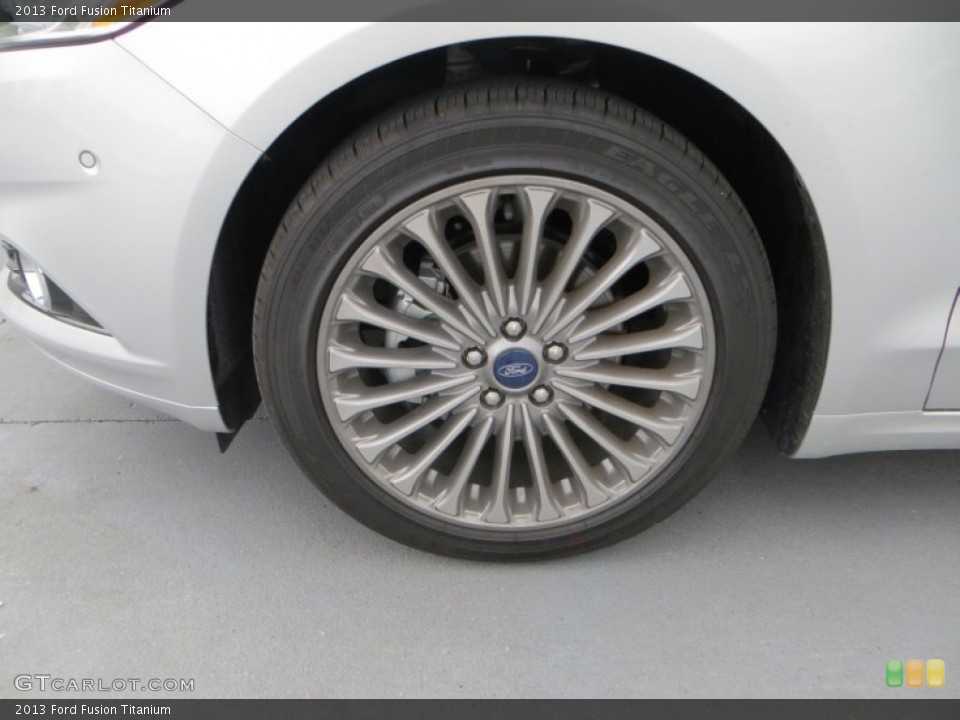 2013 Ford Fusion Titanium Wheel and Tire Photo #79898202