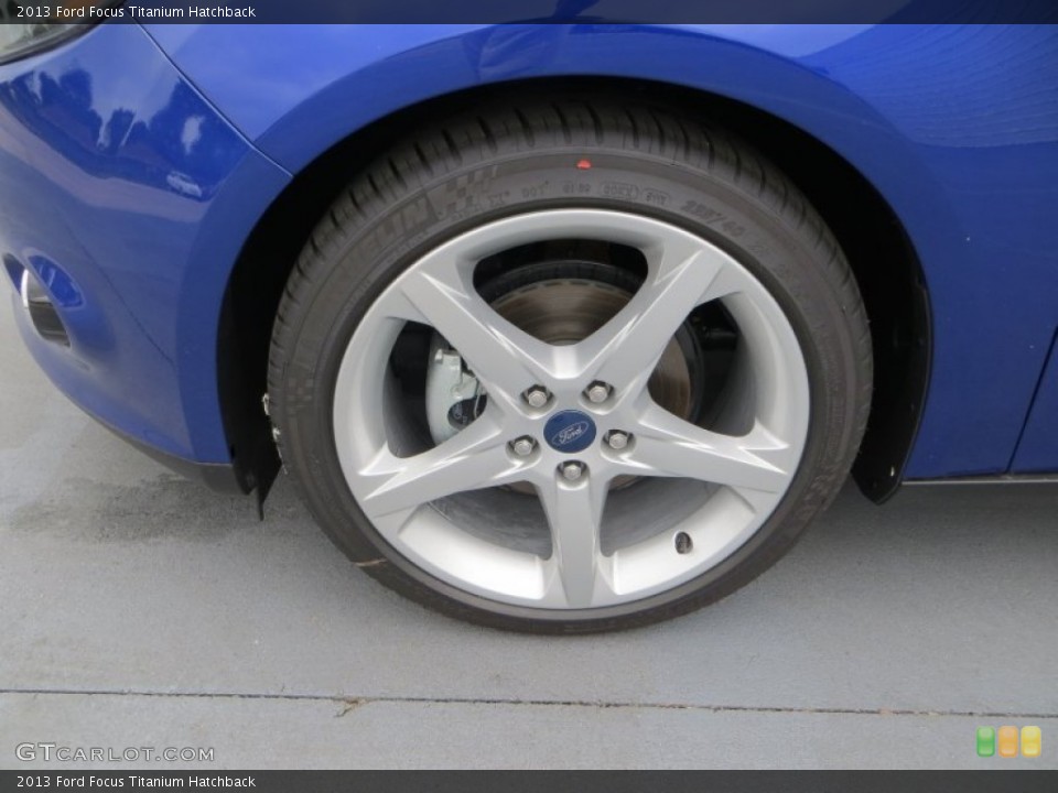 2013 Ford Focus Titanium Hatchback Wheel and Tire Photo #79899551