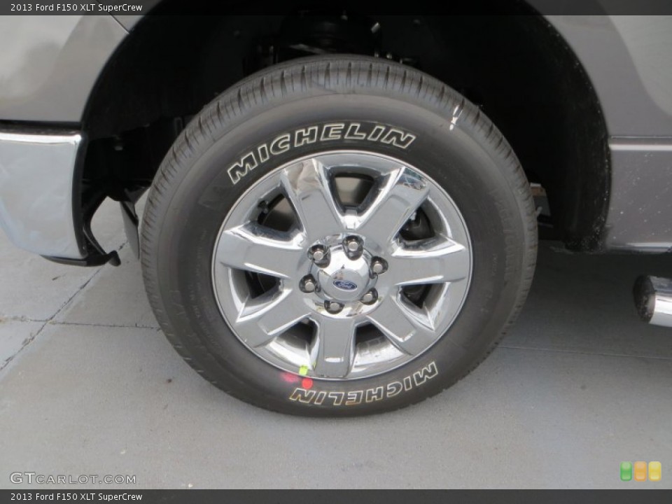 2013 Ford F150 XLT SuperCrew Wheel and Tire Photo #79900967