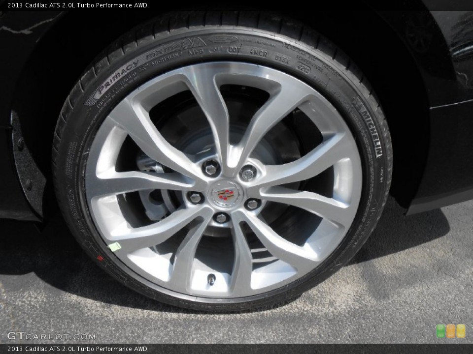 2013 Cadillac ATS 2.0L Turbo Performance AWD Wheel and Tire Photo #79901340