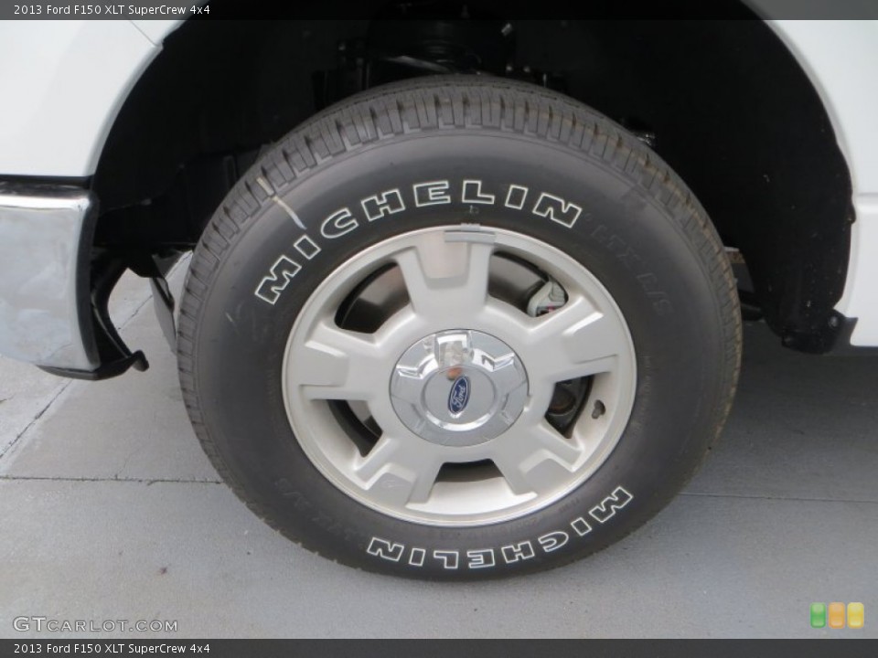 2013 Ford F150 XLT SuperCrew 4x4 Wheel and Tire Photo #79902444