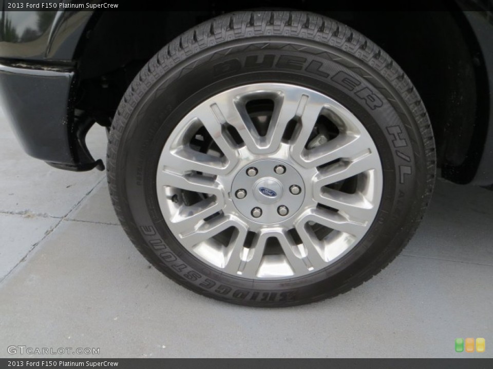 2013 Ford F150 Platinum SuperCrew Wheel and Tire Photo #79906618