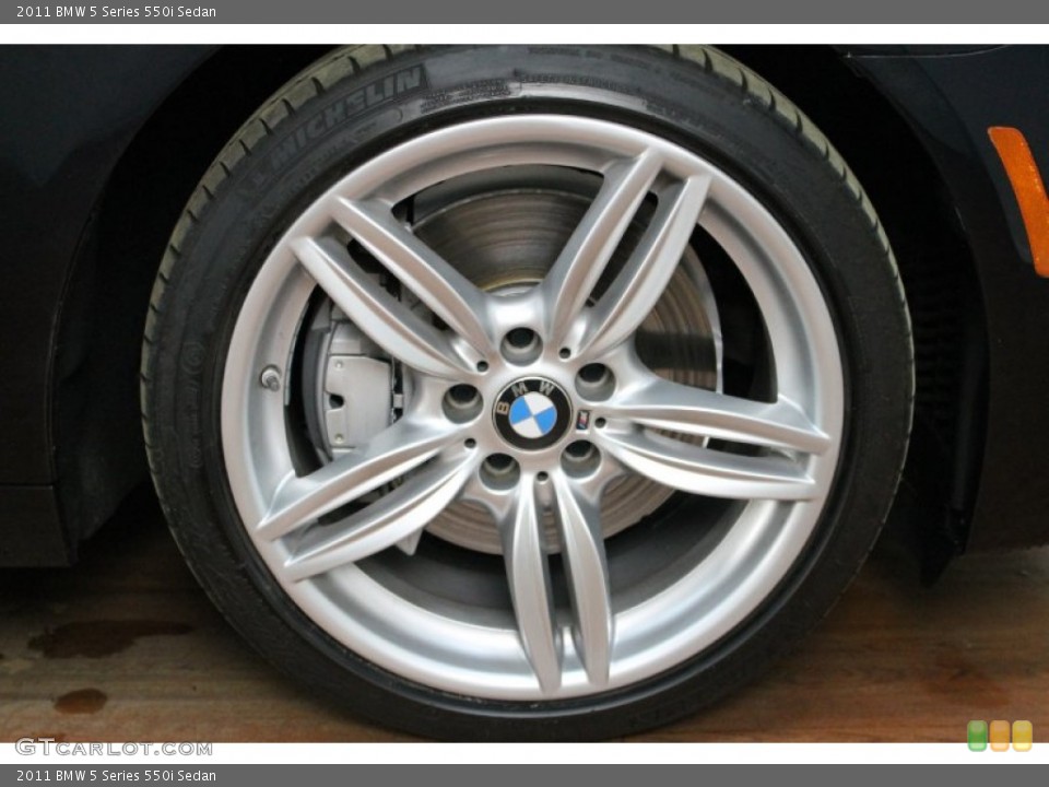 2011 BMW 5 Series 550i Sedan Wheel and Tire Photo #79907177