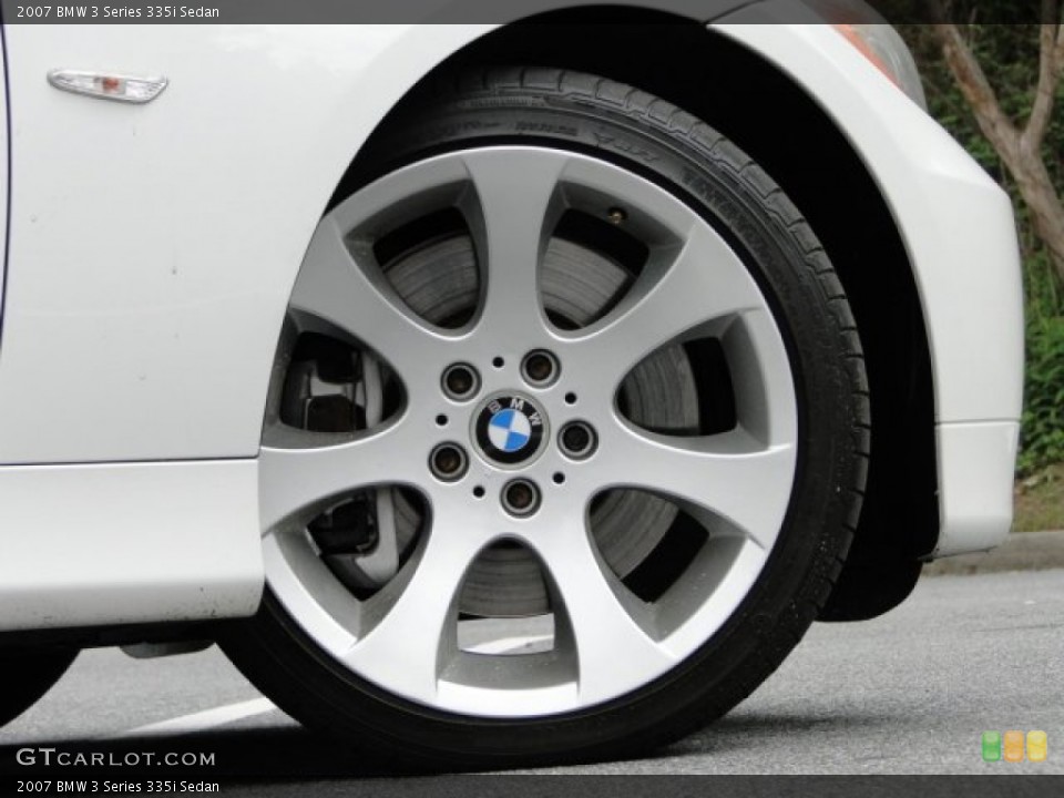 2007 BMW 3 Series 335i Sedan Wheel and Tire Photo #79909842