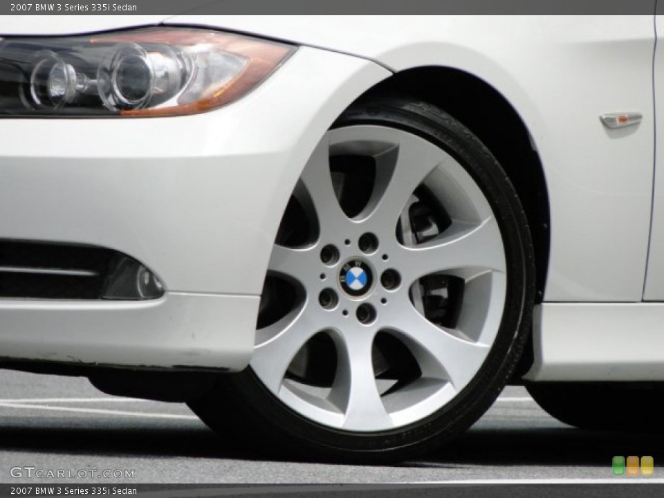 2007 BMW 3 Series 335i Sedan Wheel and Tire Photo #79909940