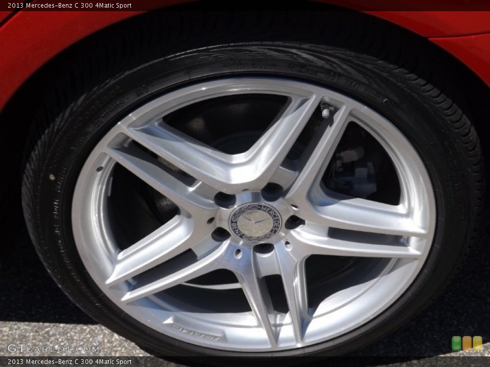 2013 Mercedes-Benz C 300 4Matic Sport Wheel and Tire Photo #79926499