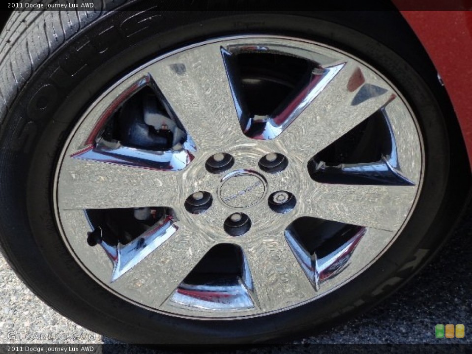 2011 Dodge Journey Lux AWD Wheel and Tire Photo #79945117