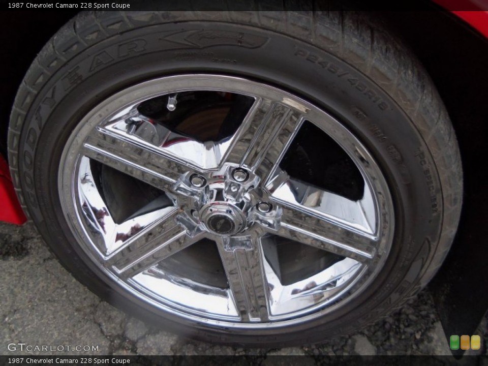 1987 Chevrolet Camaro Z28 Sport Coupe Wheel and Tire Photo #79946344