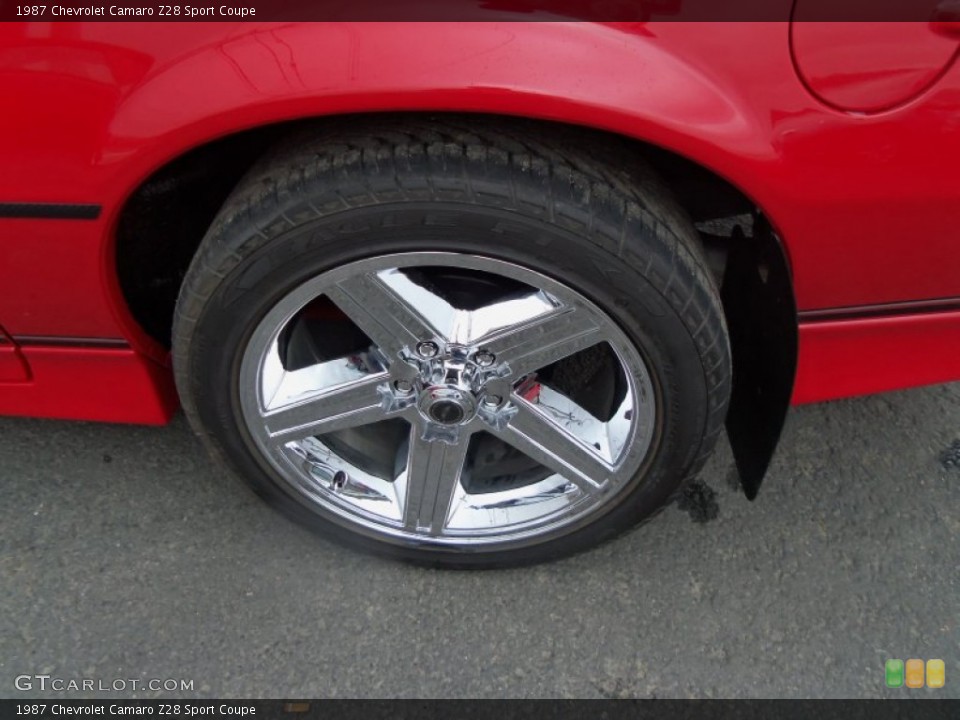 1987 Chevrolet Camaro Z28 Sport Coupe Wheel and Tire Photo #79946356