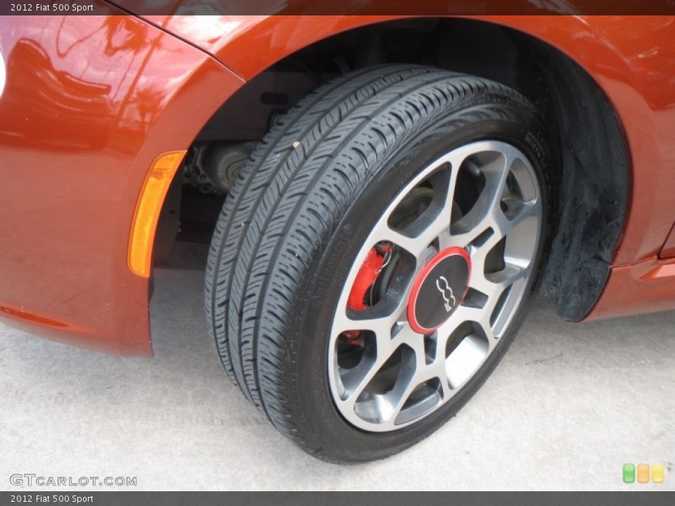 2012 Fiat 500 Sport Wheel and Tire Photo #79951280