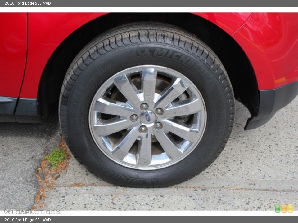 2010 Ford Edge SEL AWD Wheel and Tire Photo #79951415