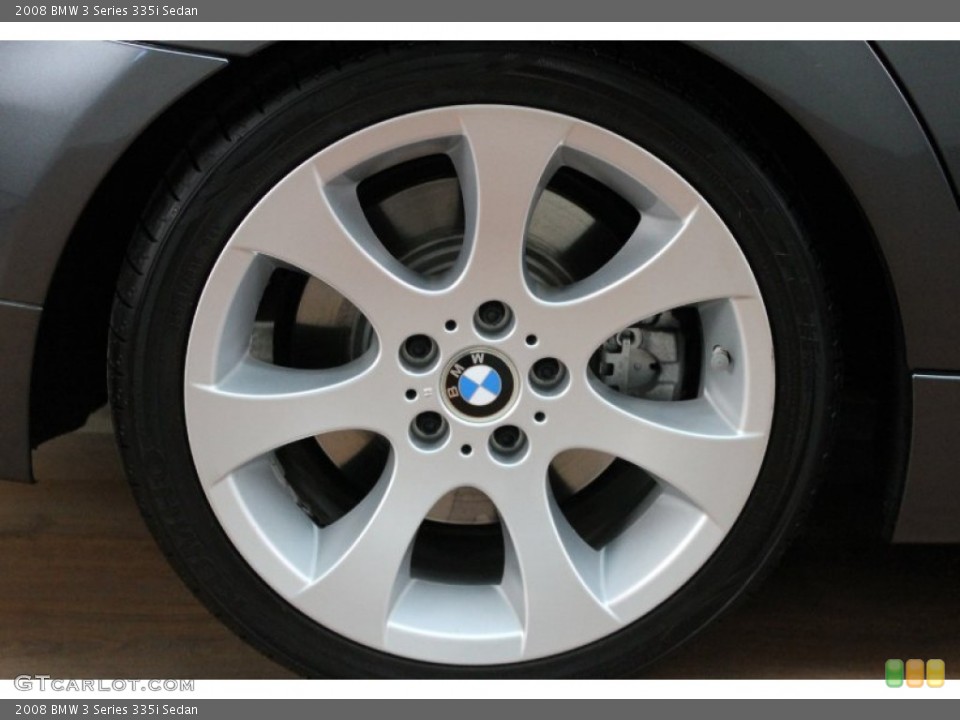 2008 BMW 3 Series 335i Sedan Wheel and Tire Photo #79955730