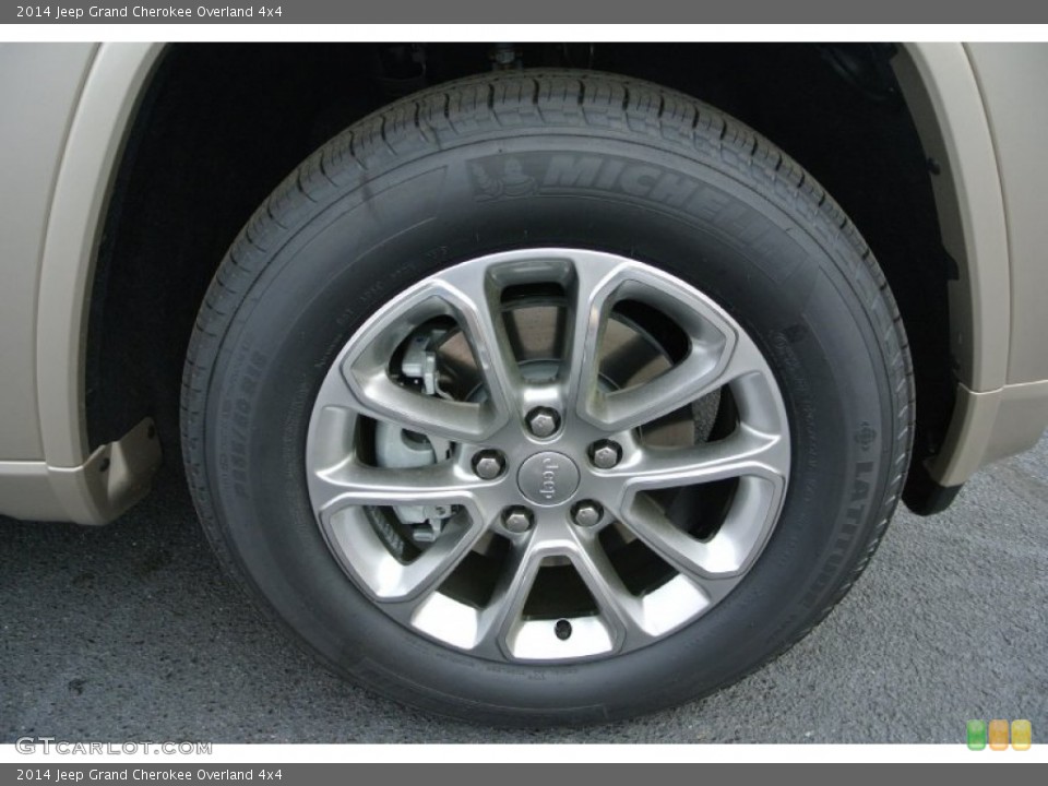 2014 Jeep Grand Cherokee Overland 4x4 Wheel and Tire Photo #79956101