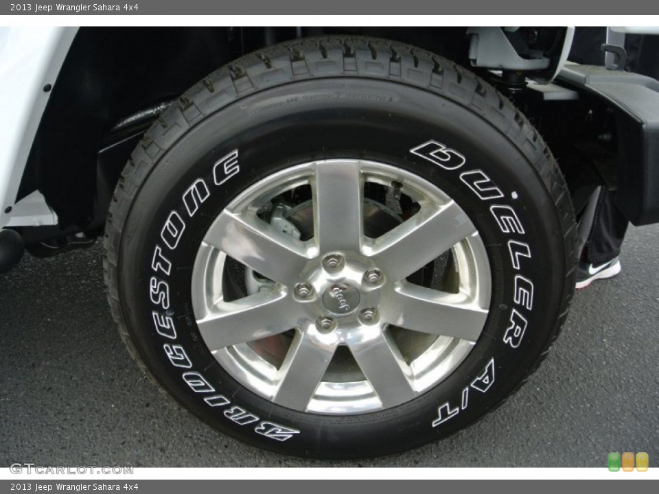 2013 Jeep Wrangler Sahara 4x4 Wheel and Tire Photo #79959017